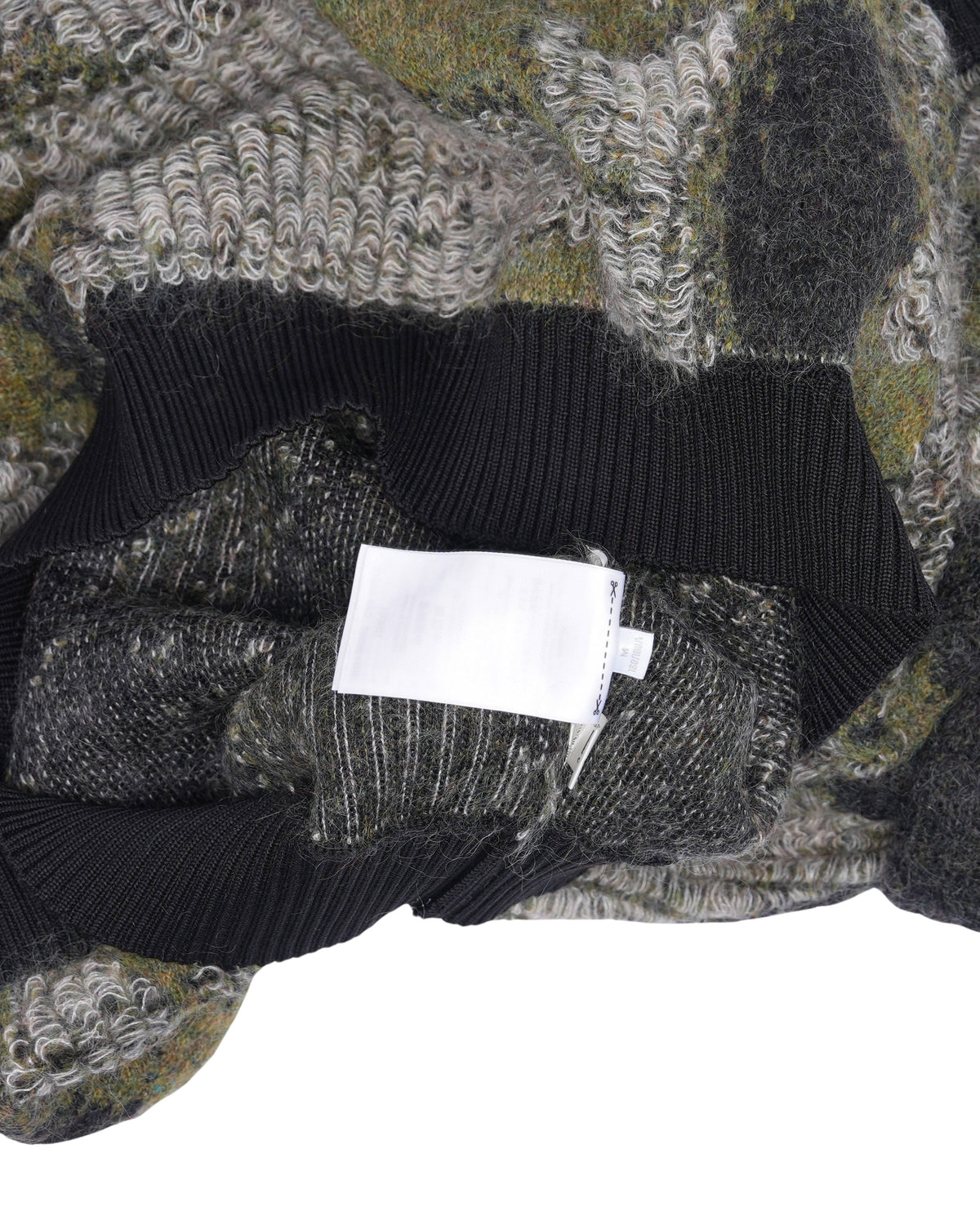 Camouflage Mohair Blend Knit
