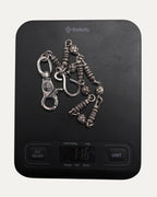 Plus Ball and Barrel Link Wallet Chain