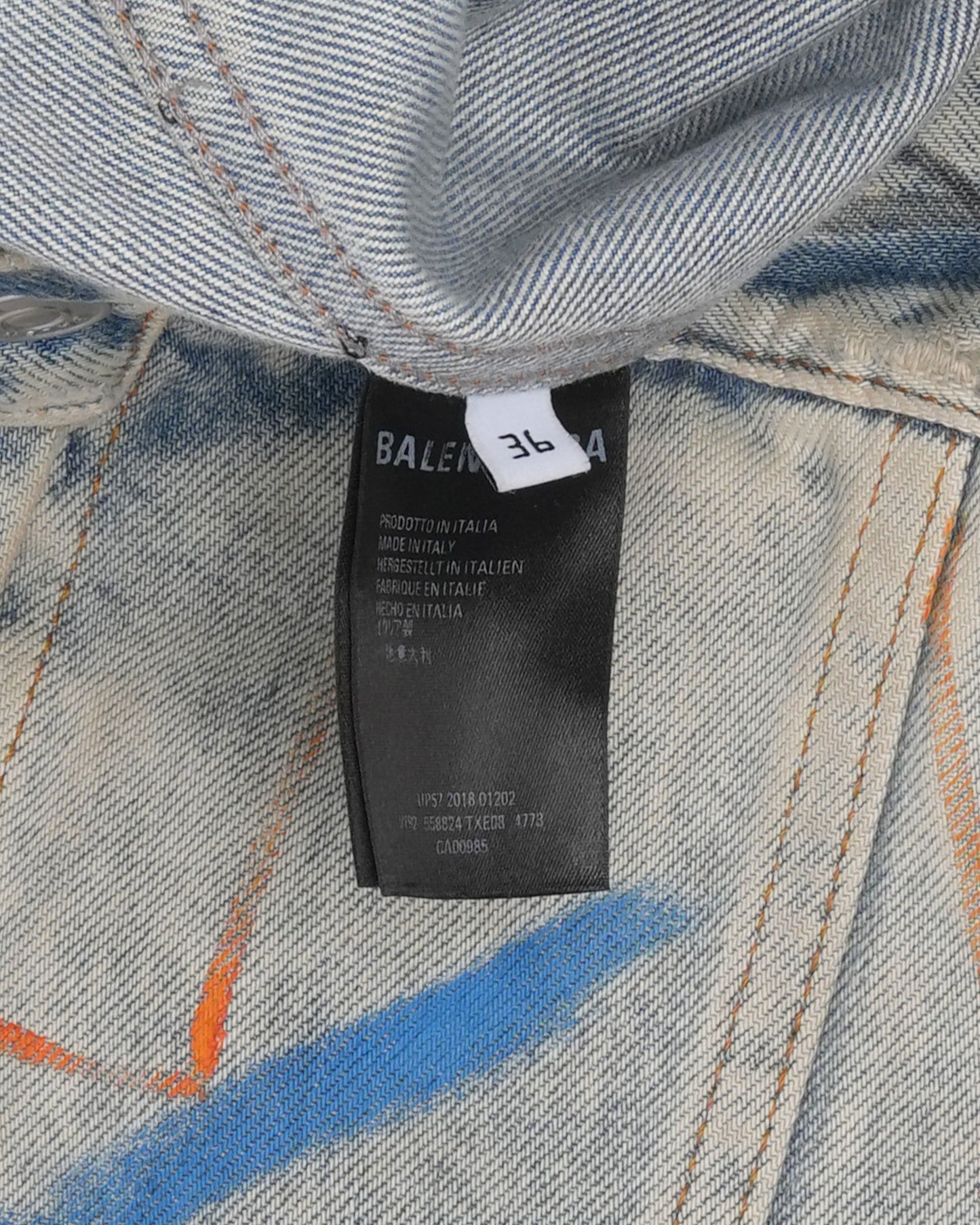 Graffiti Denim Jacket