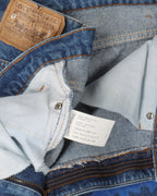 Levi's Zipper Fly Stencil Cross Patch Jeans