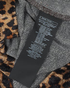 Leopard Print Collared Shirt