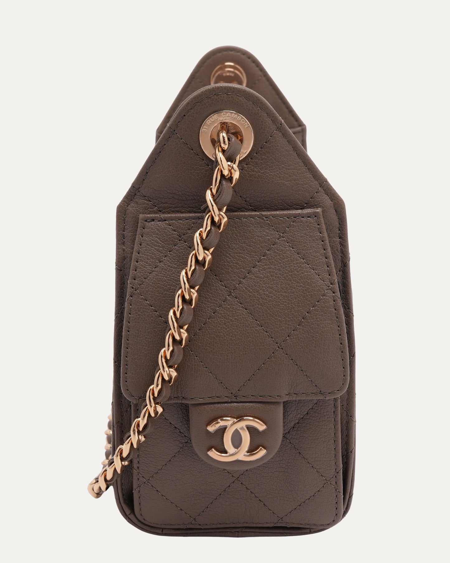 Caviar Leather Quilted Mini 25 Hobo Bag