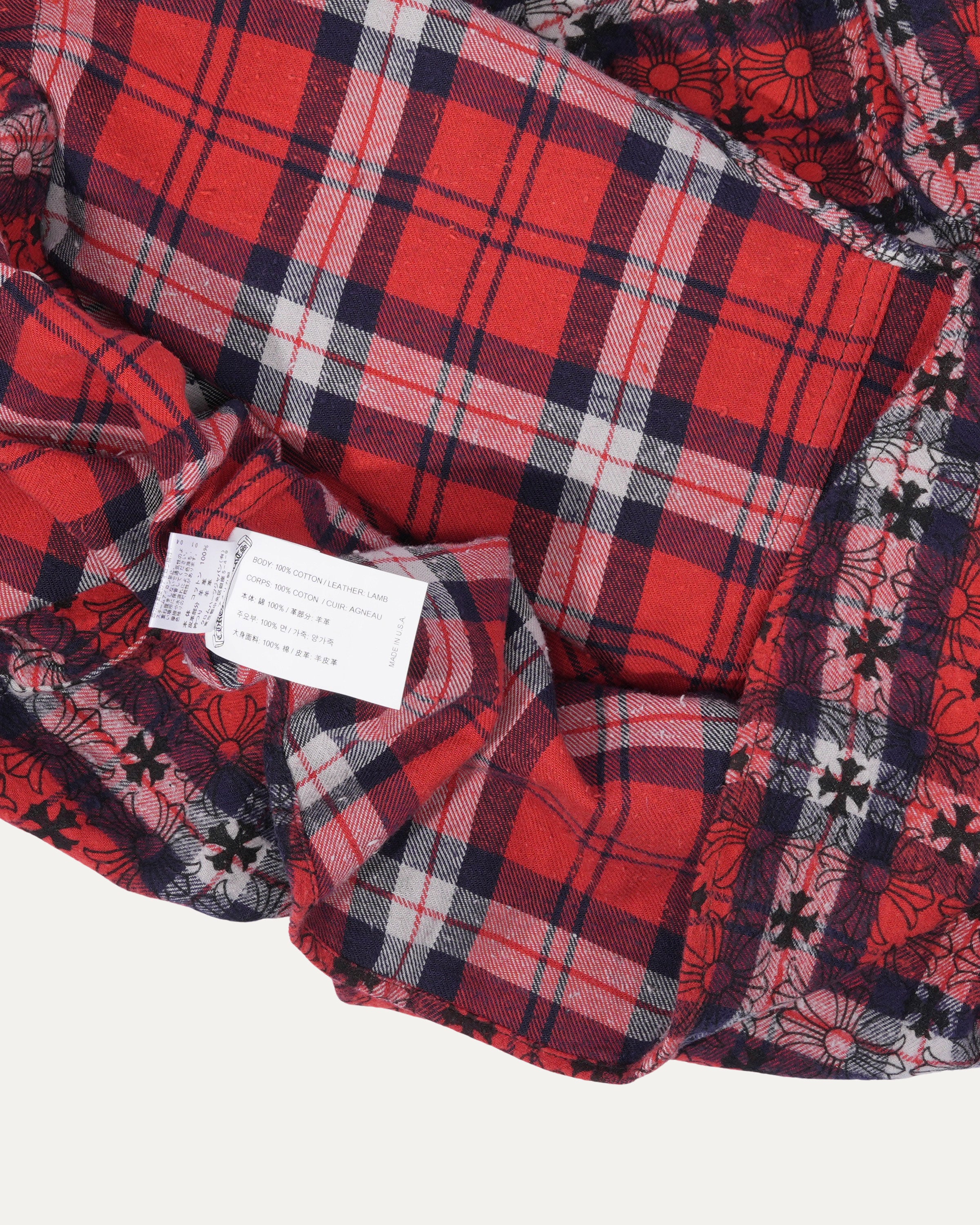 Cross Patch Flannel Shirt