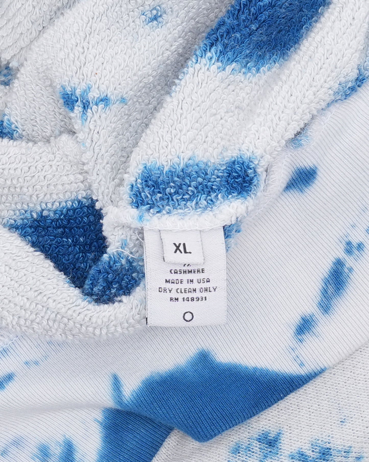 Cashmere Blend Tie Dye Hoodie