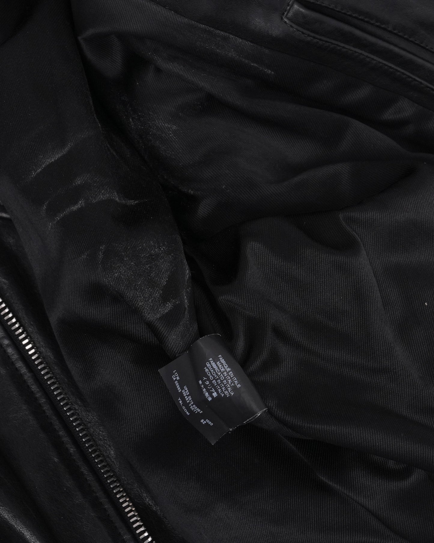 Leather Belted Double Rider Jacket