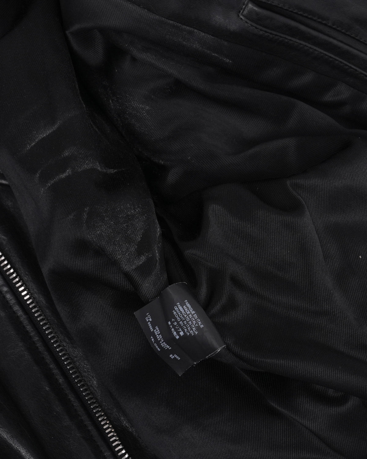 Leather Belted Double Rider Jacket