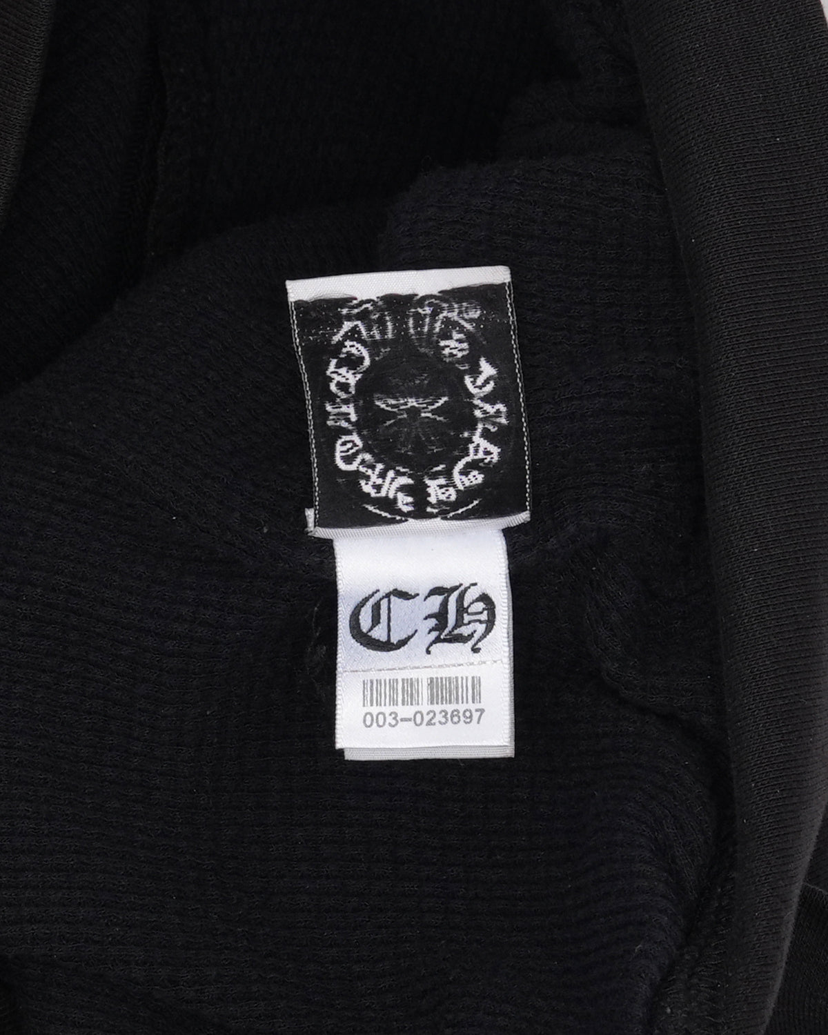 Vintage Thermal Lined Horseshoe Logo Zip Up Hoodie
