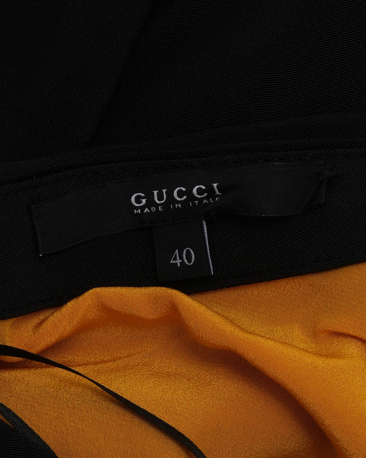 SS 2008 Single Shoulder Dress With Yellow Lining