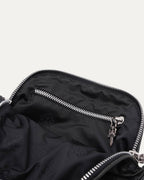 Dagger Embellished Grommet Crossbody Bag