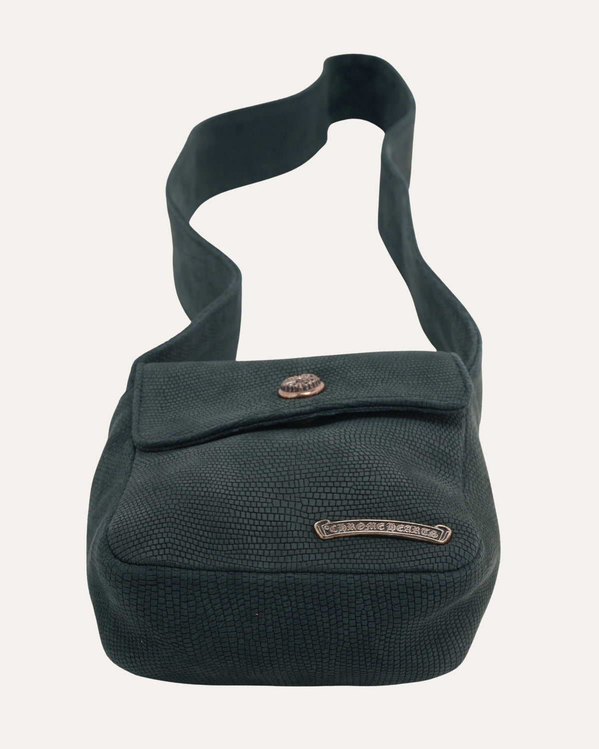 Embossed Suede Hot Pot Bag