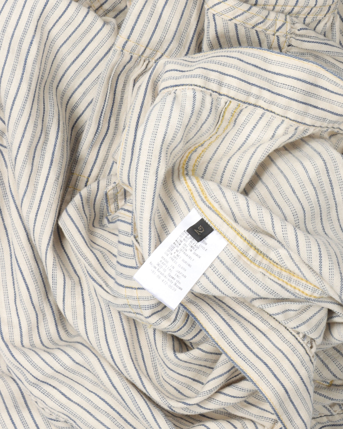 Twill Stripe Gypsy Blouse