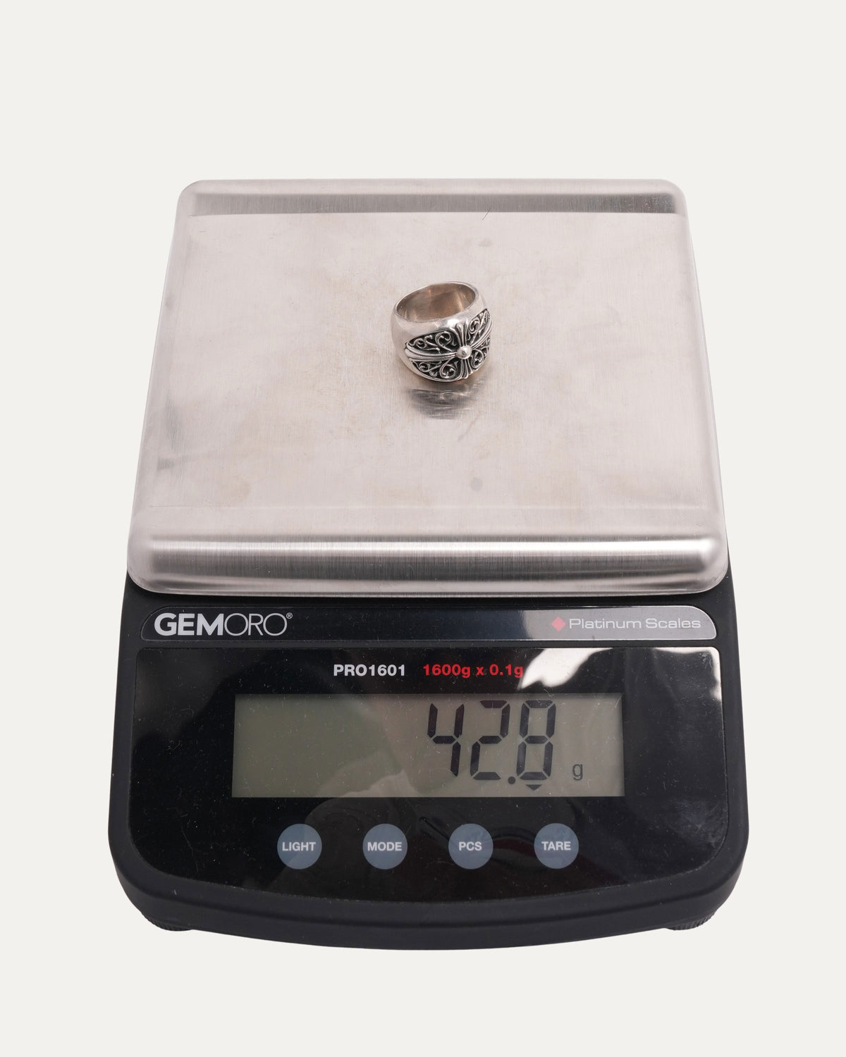 Oval Cross Ring