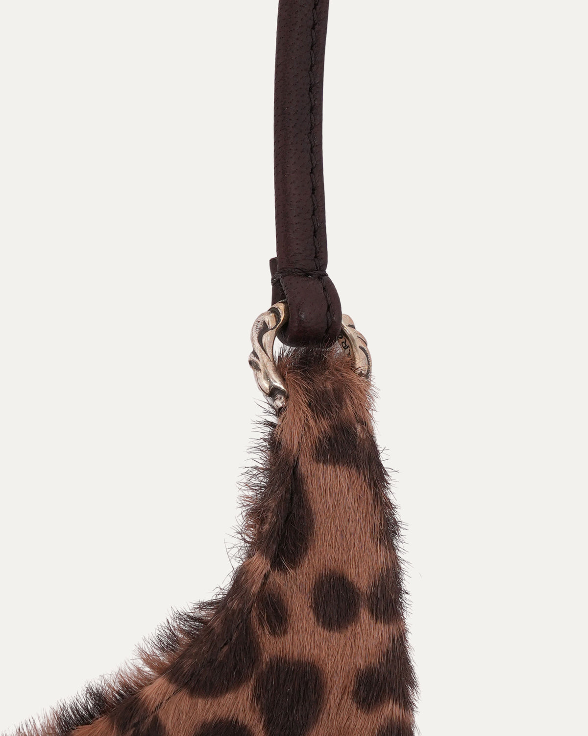 Dagger Embellished Pony Hair Viv Bag
