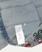 L'Aveugle Par Amour Embroidered Denim Jacket