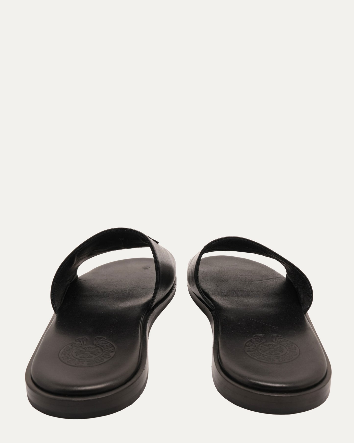 Cross Patch Leather Sandals