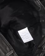 Leather Gas Mask Cargo Pants