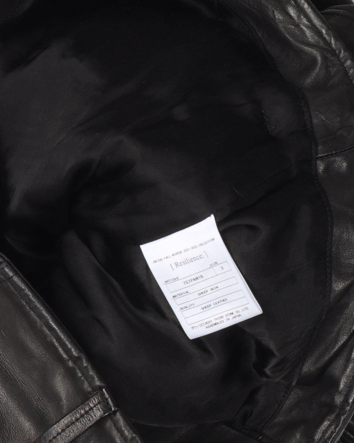 Leather Gas Mask Cargo Pants