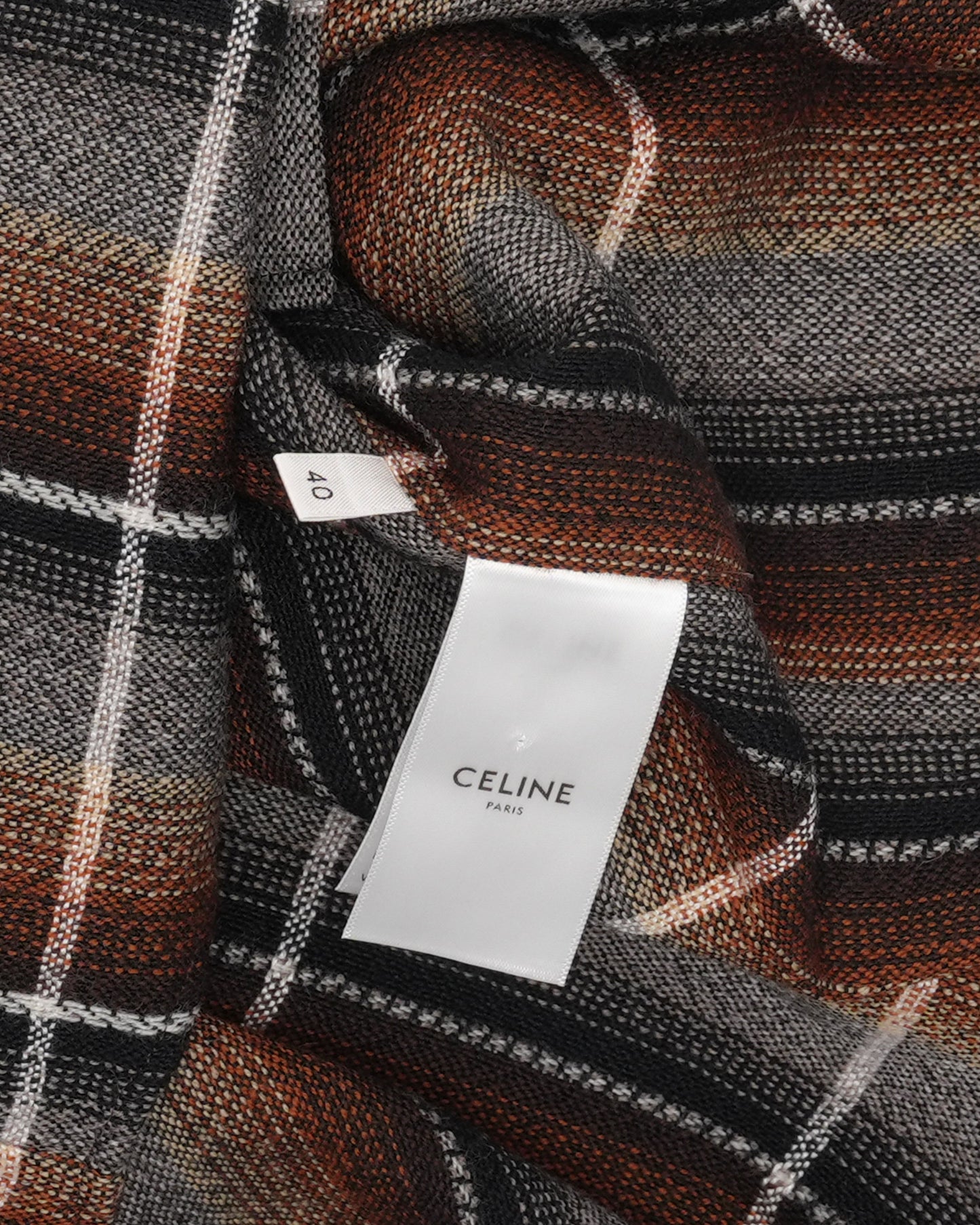 Wool Blend Western Flannel Shirt