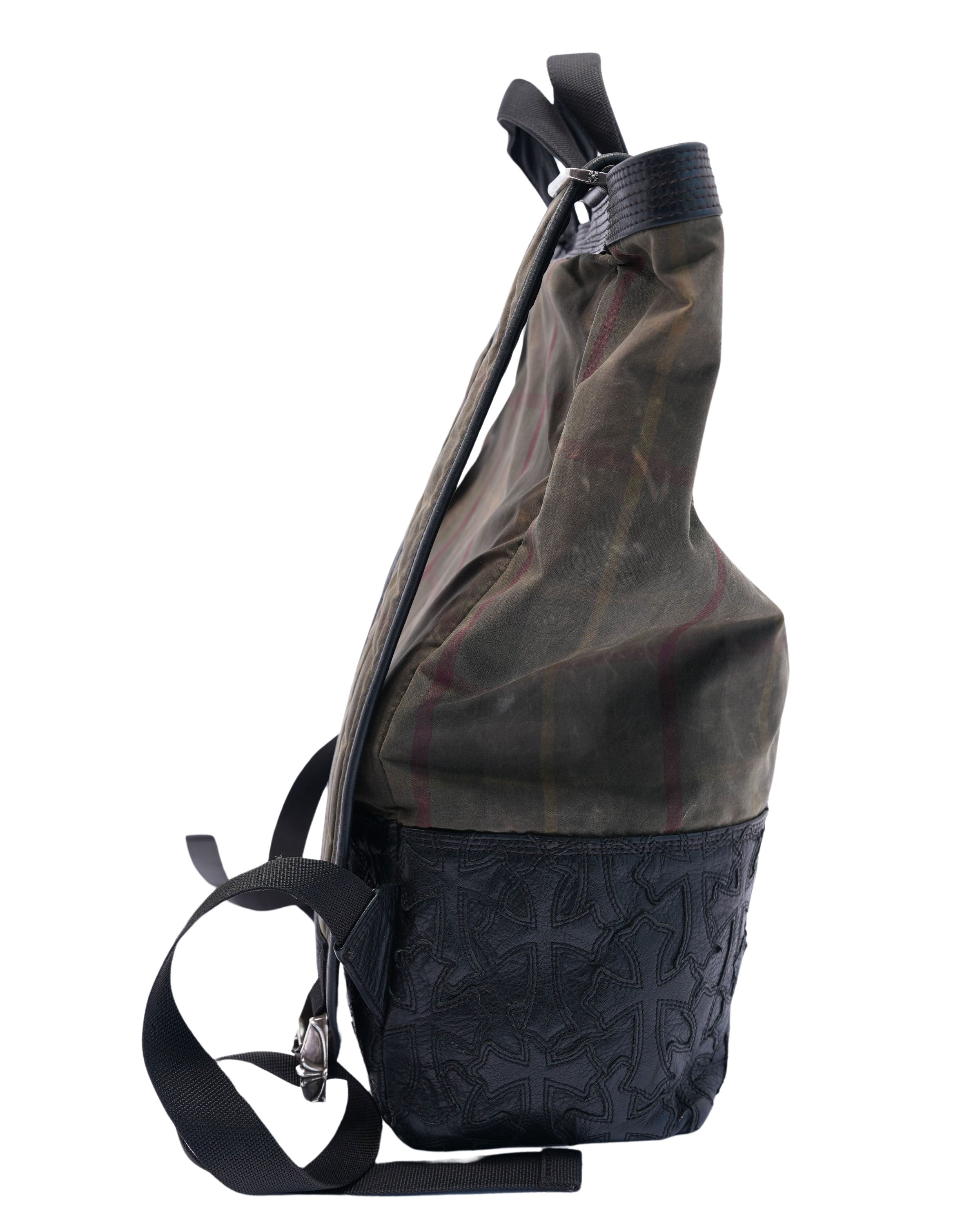 Cross Patch Bucket Backpack