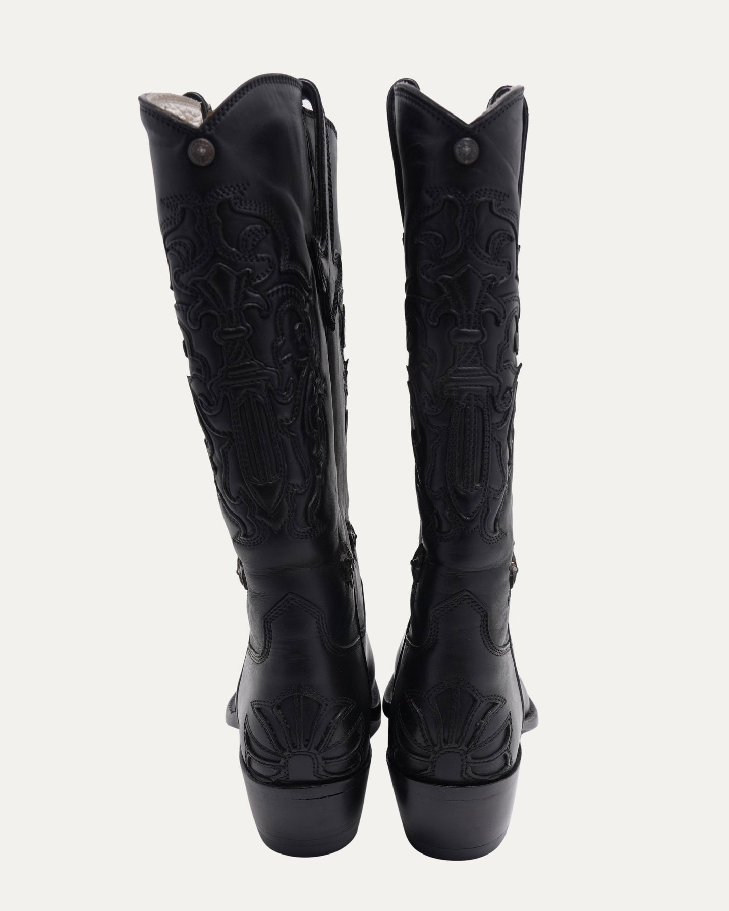 Star Embellished Western Cowboy Boots