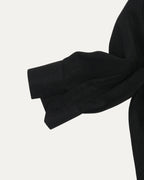 Hidden Placket Silk Blend Shirt