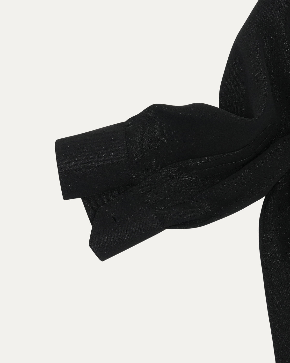 Hidden Placket Silk Blend Shirt
