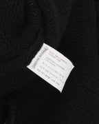 Cross Patch Cashmere Hooded Sweater