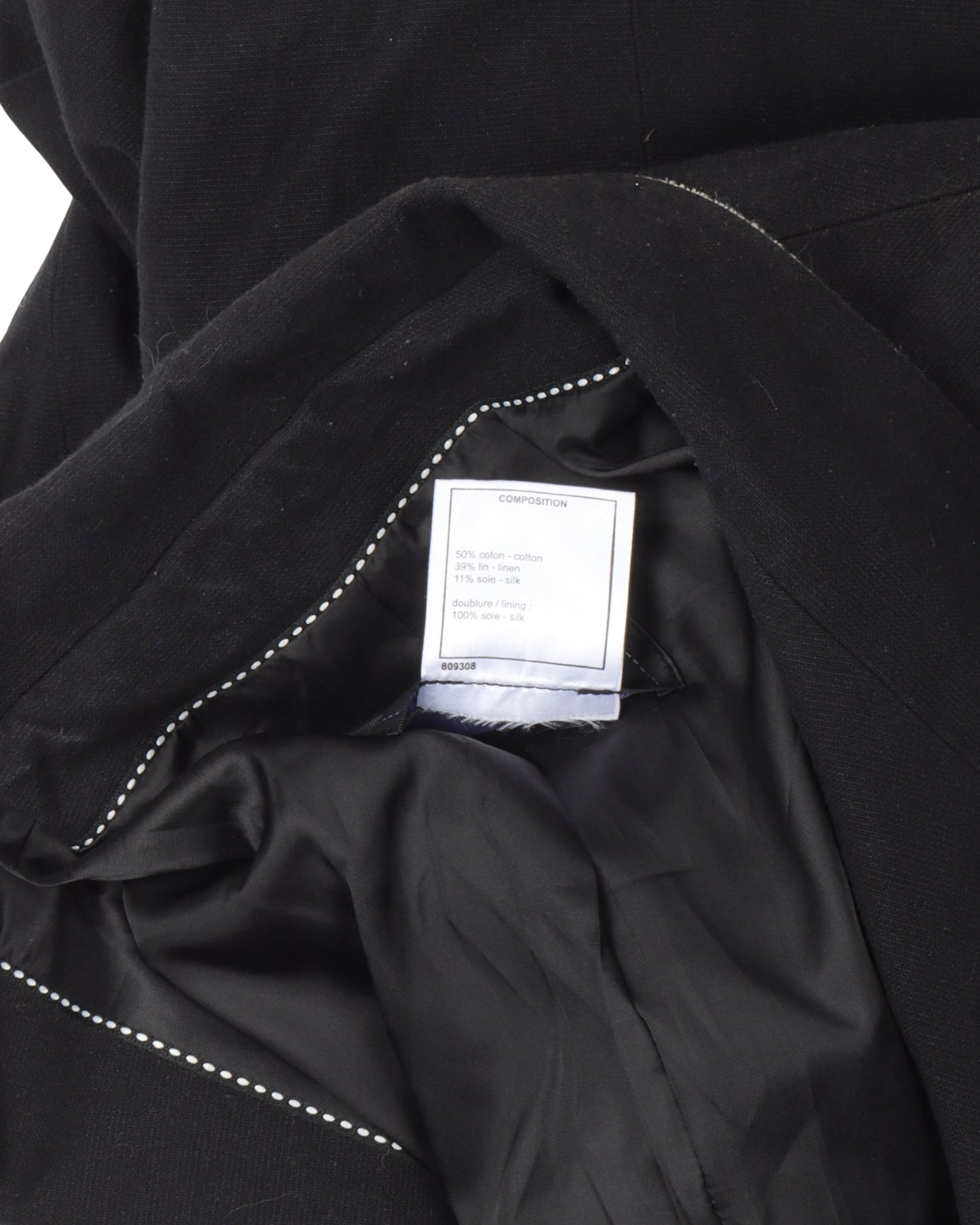 Contrast Stitch Blazer Jacket