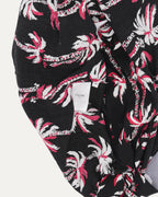 Palm Tree Print Camp Collar Shirt