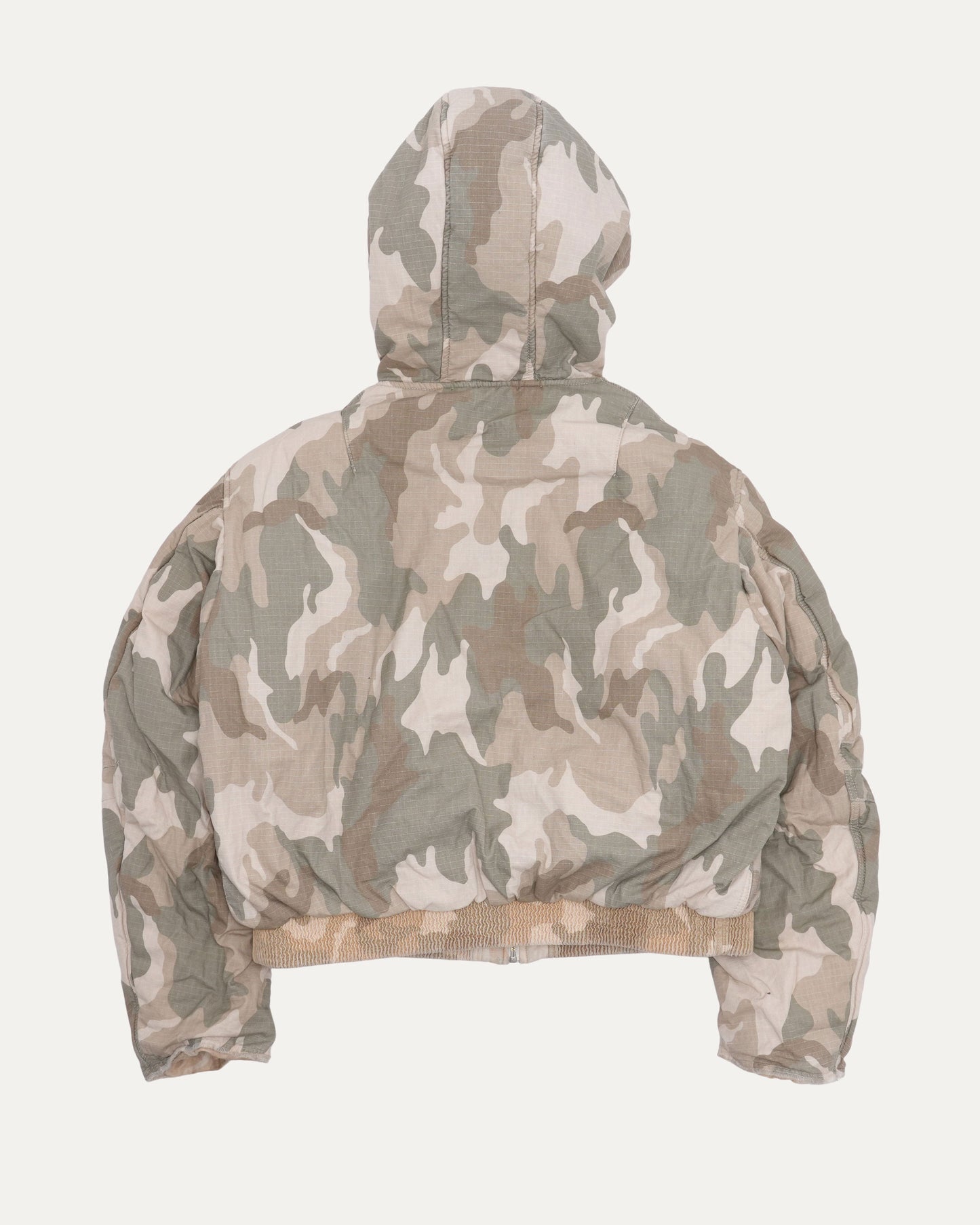 Sand Camouflage Reversible Bomber Jacket