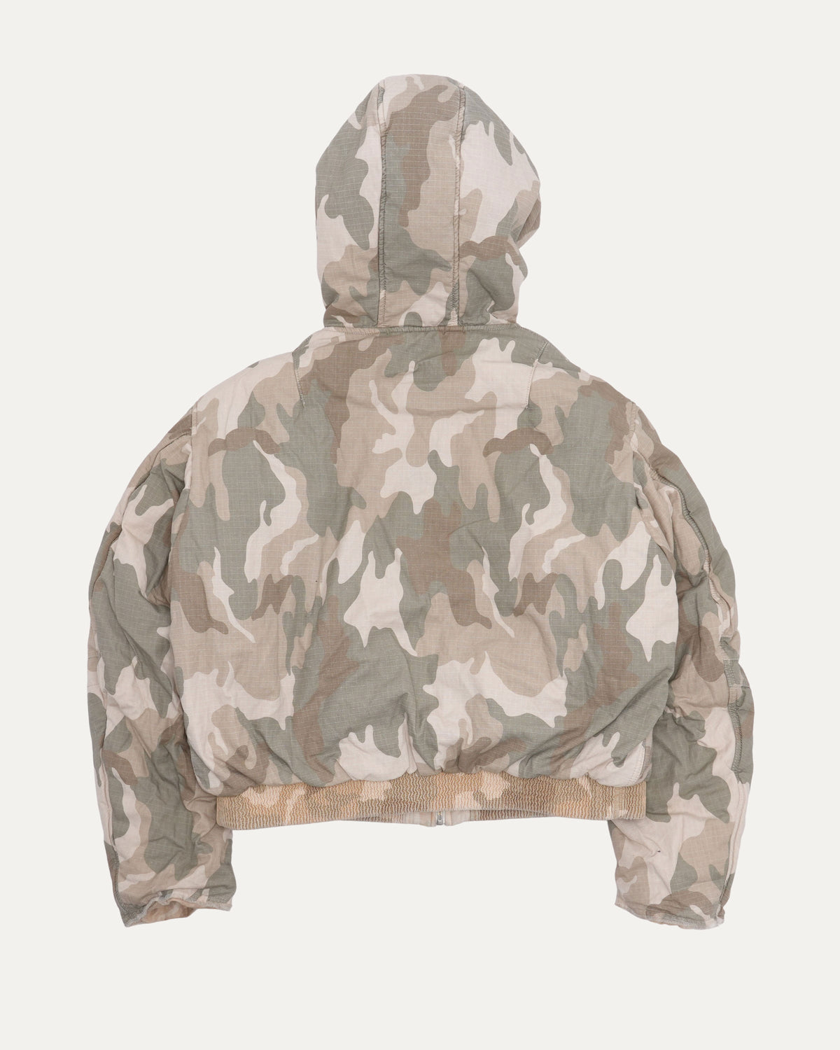 Sand Camouflage Reversible Bomber Jacket