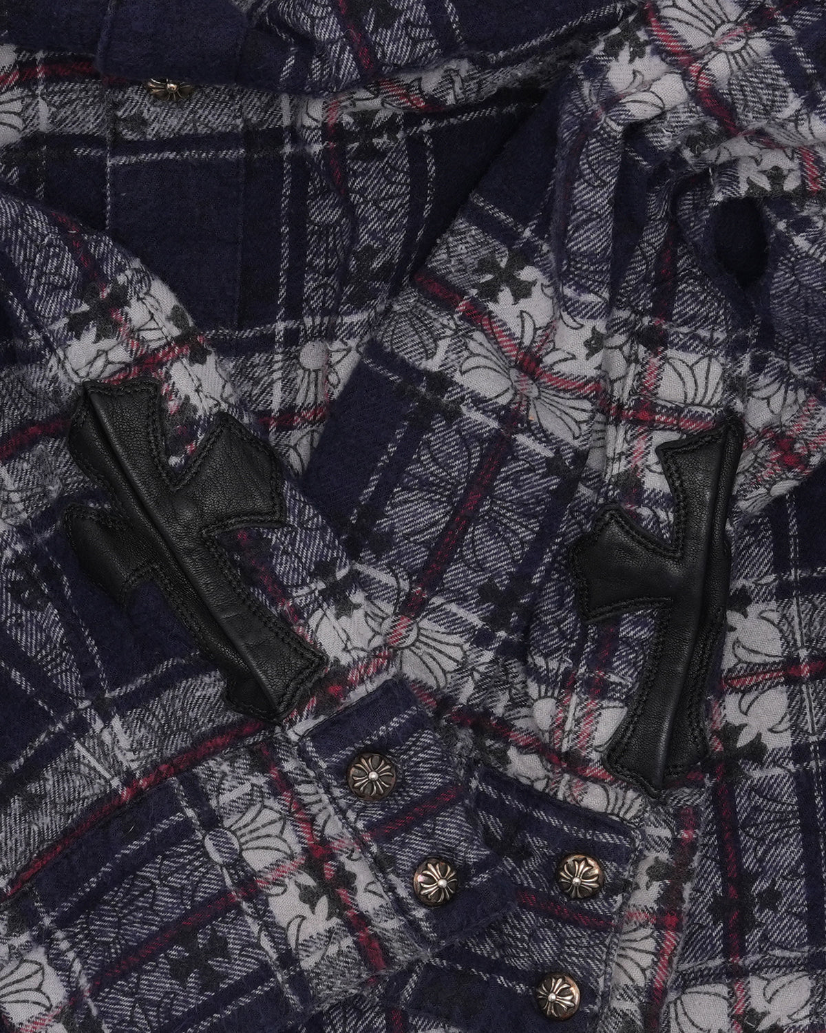 Cross Patch Loose Ends Flannel Shirt