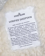 Vitrified Lambskin Duffel Coat