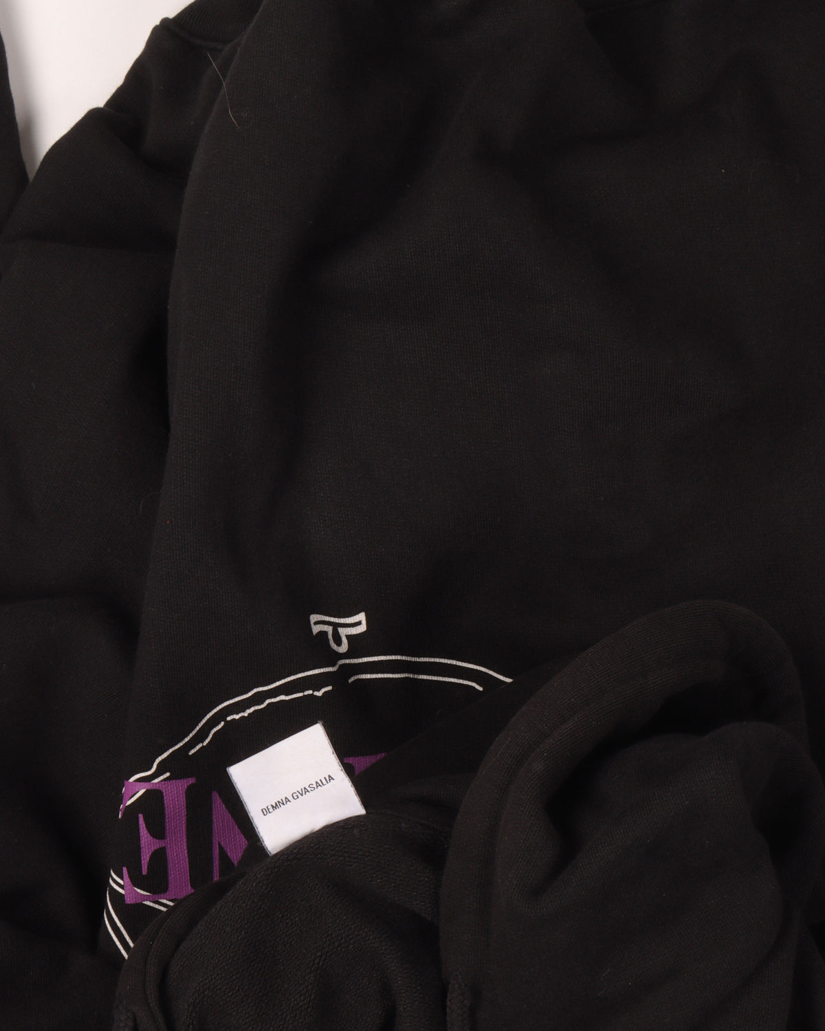 FW17 Oversized Total Fucking Darkness Zip Up Hoodie