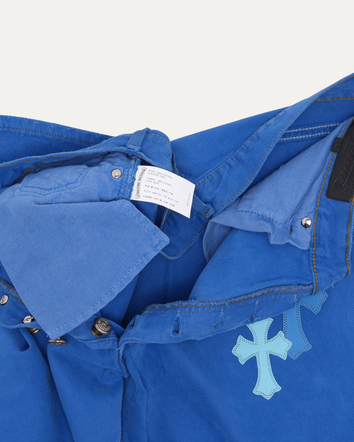 London Exclusive Levis 501 Cross Patch Jeans
