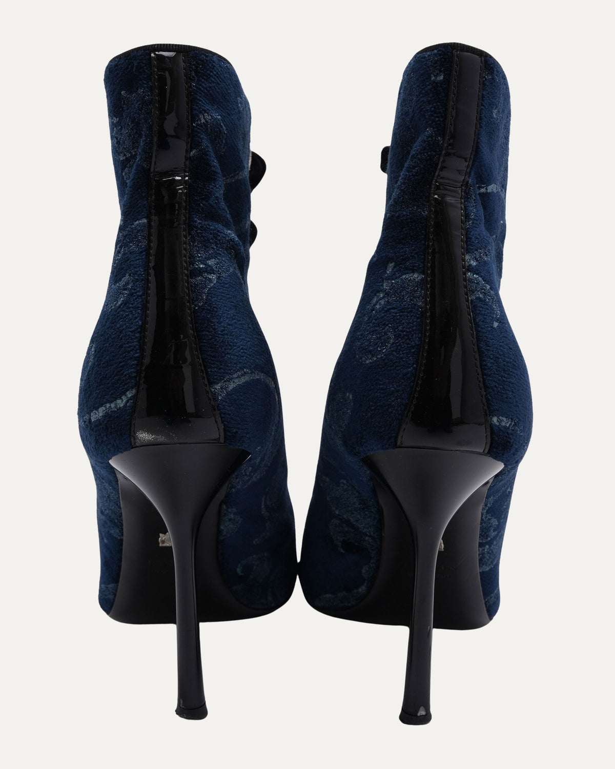 Velvet Lace Up Heels