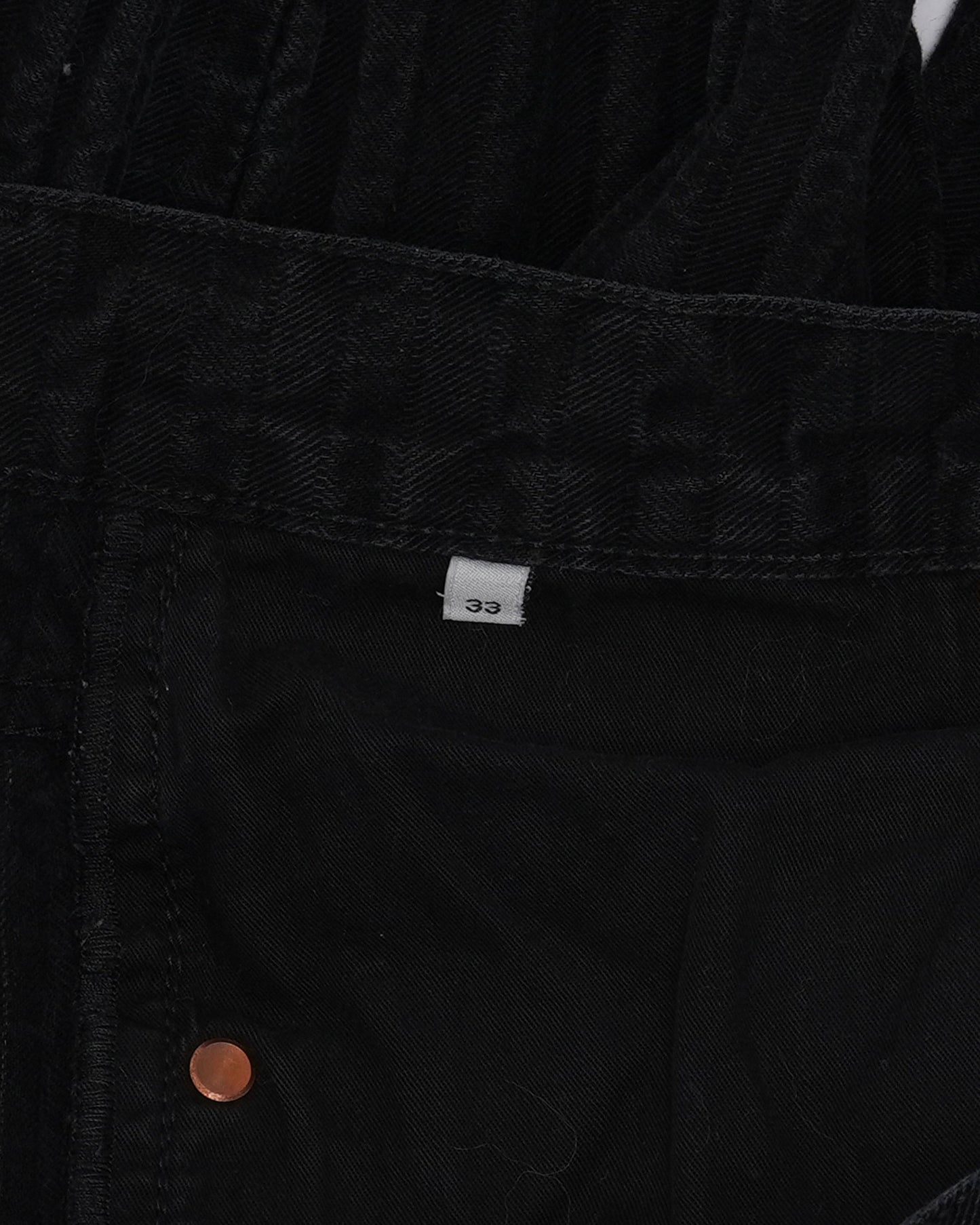 Stripe Effect Herringbone Jeans