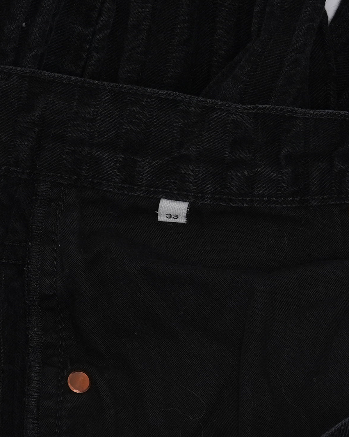 Stripe Effect Herringbone Jeans