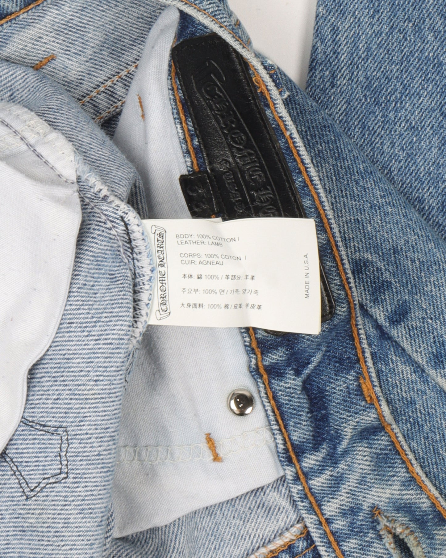 Levi's Leather Cross Jeans