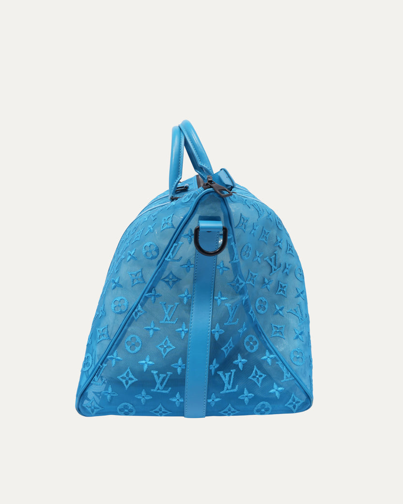 Monogram Mesh Keepall Triangle Bandoulière 50 (2020)