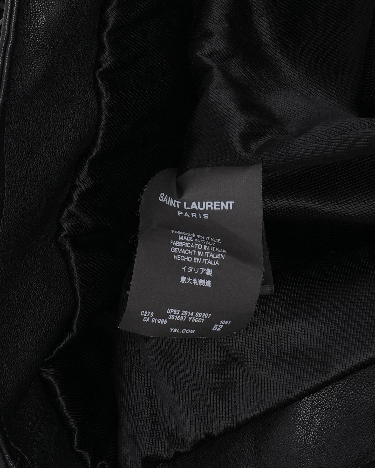 SS14 Studded L17 Leather Double Rider Jacket