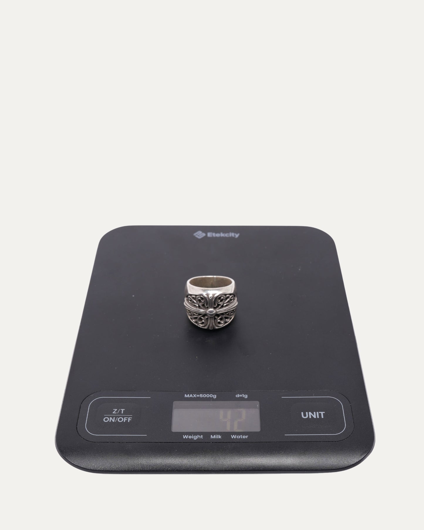 Oval Cross Ring