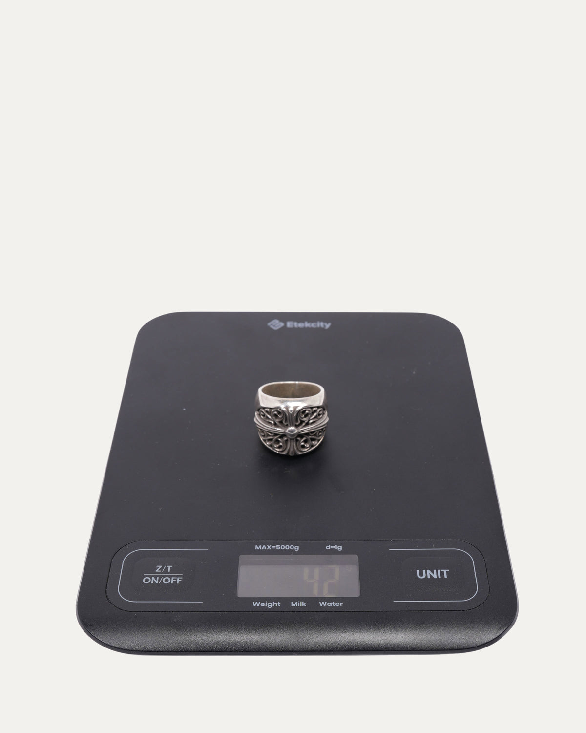 Oval Cross Ring