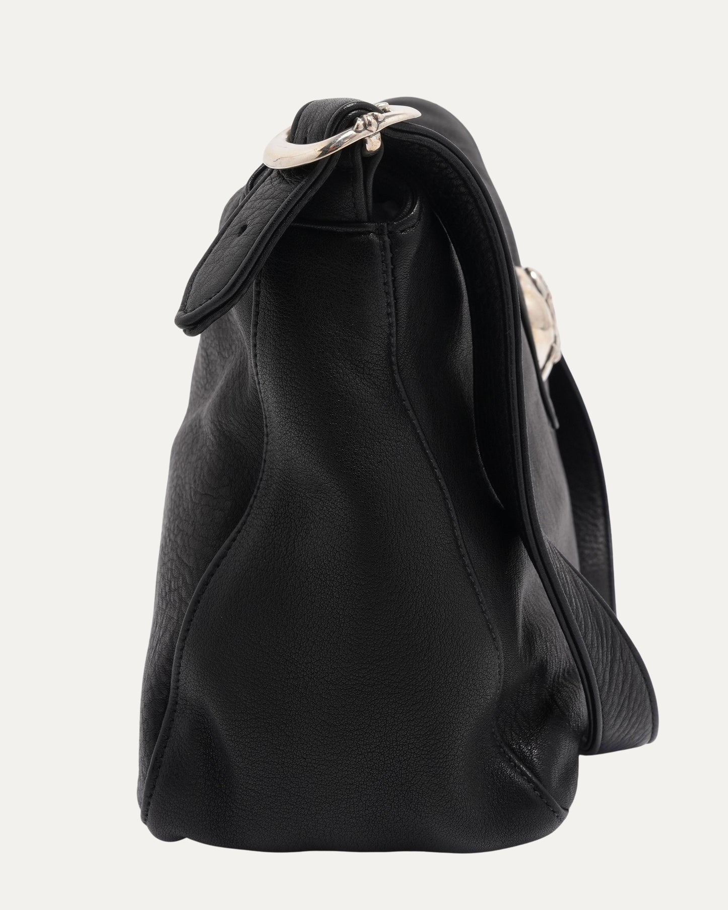 Heart Embellished Flap Bag