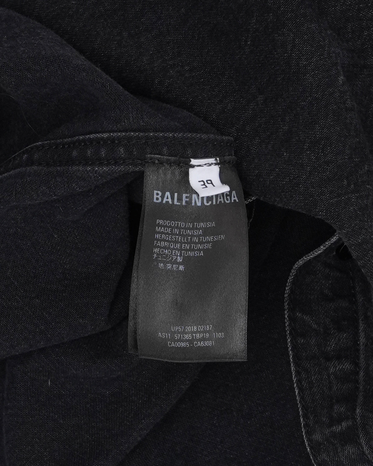 Back Logo Denim Shirt