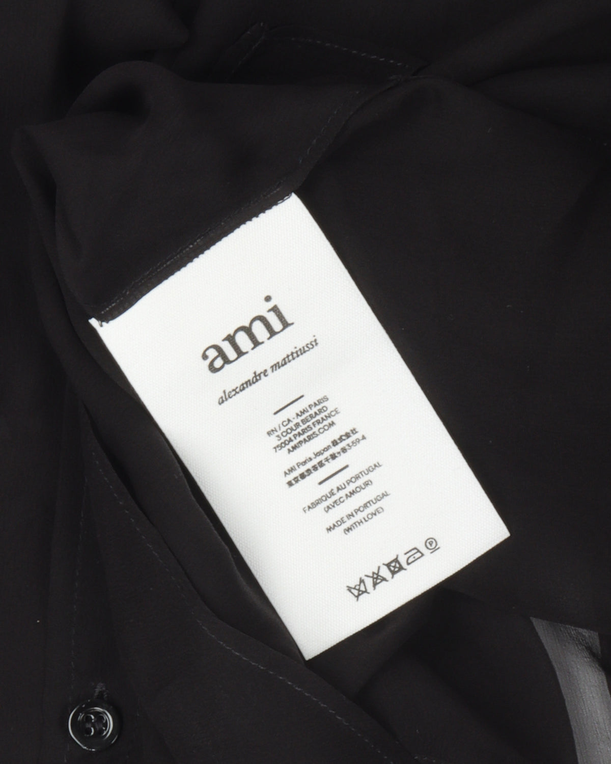 Silk Sheer Short Sleeve Shirt
