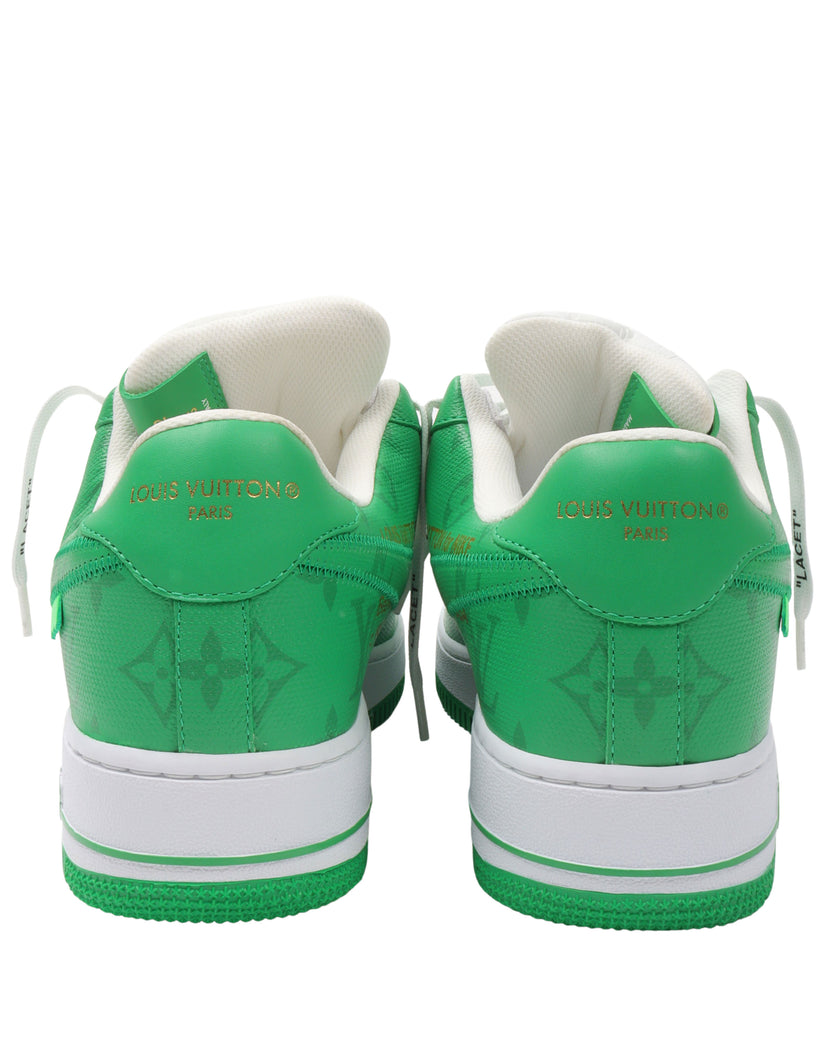 SNEAKR Keychain Louis Vuitton Nike Air Force 1 Low Green