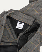 Window Pane Plaid Trousers