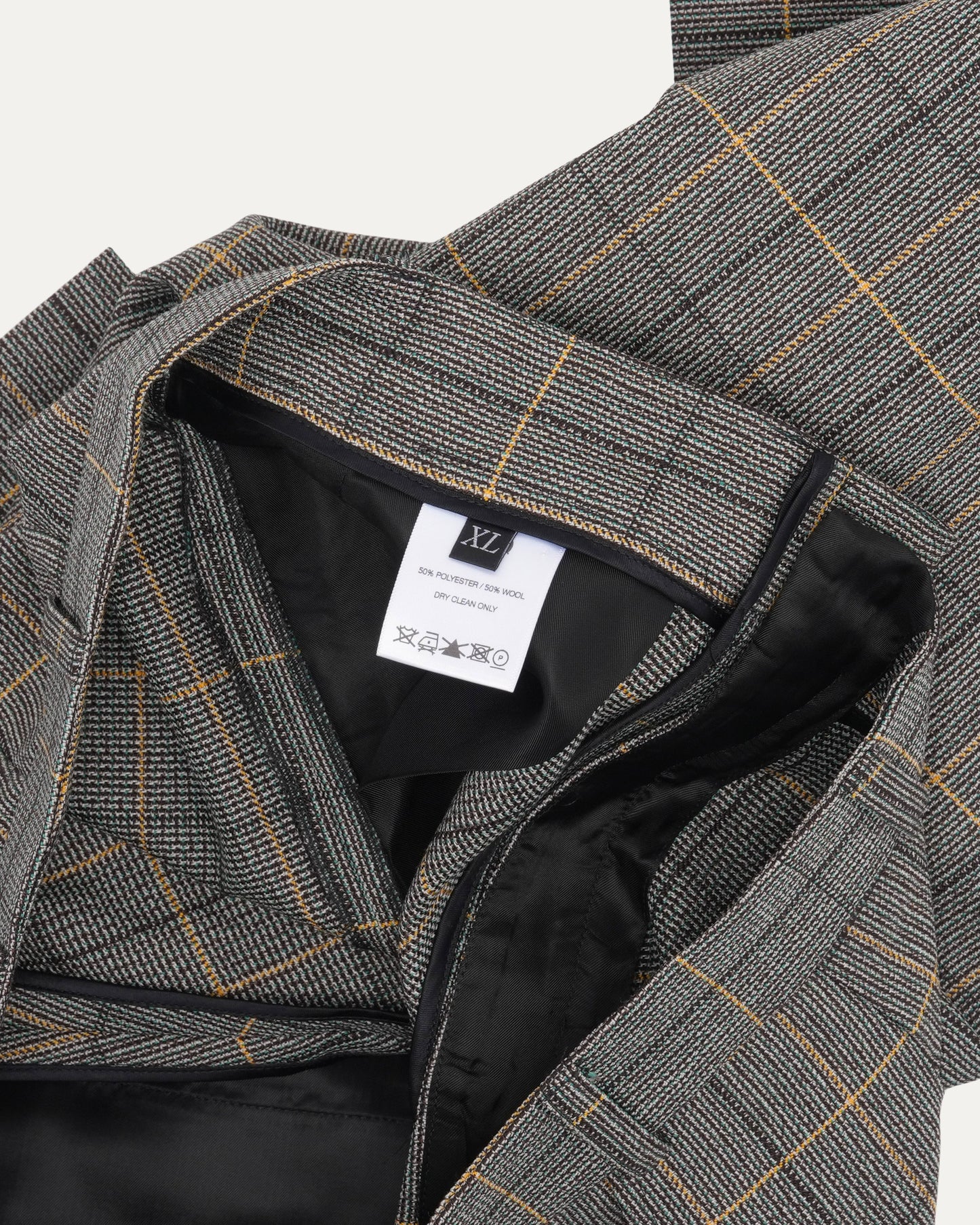 Window Pane Plaid Trousers