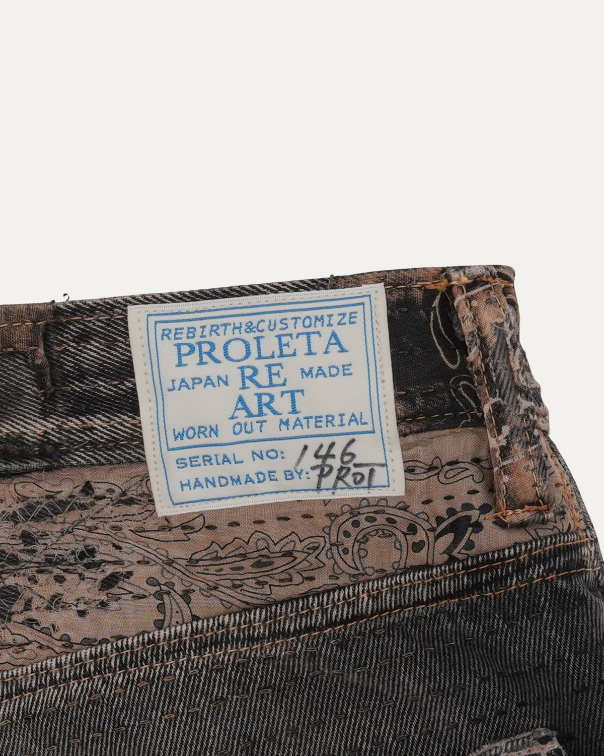 Boro Bandana Jeans